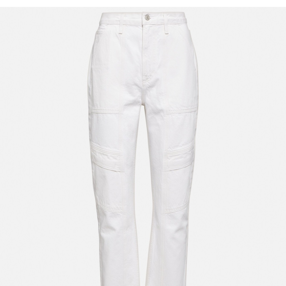 Agolde Women's Straight Leg White Jeans